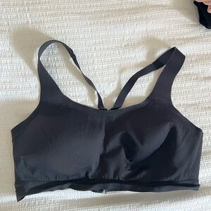 Black lululemon sports bra - used but still a lot of life left